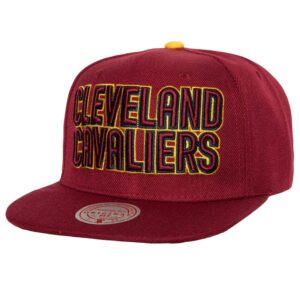 Mitchell & Ness 2013 Draft Snapback HWC Cleveland Cavaliers Hat Red 741254