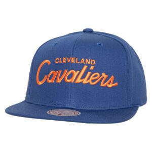 Mitchell & Ness 90's Draft Day Snapback Cleveland Cavaliers Hat Blue 741249