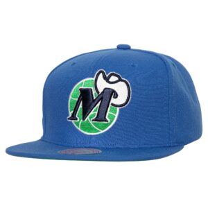 Mitchell & Ness Conference Patch Snapback HWC Dallas Mavericks Hat Black 742005