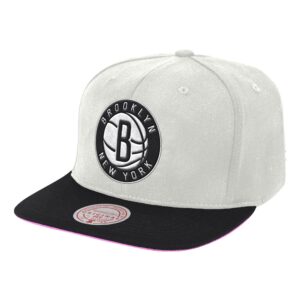 Mitchell & Ness Easter Snapback Brooklyn Nets Hat Grey 737548