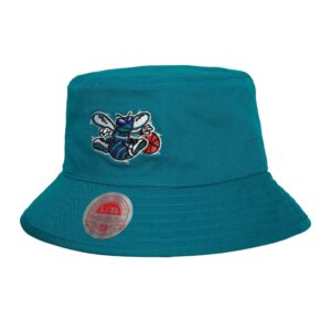 Mitchell & Ness Lifestyle Reversible HWC Charlotte Hornets Bucket Hat Turquoise/Gray 741420