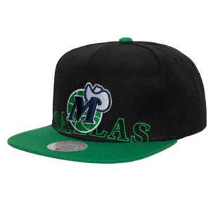 Mitchell & Ness Low Big Face Snapback HWC Dallas Mavericks Hat Black 741524