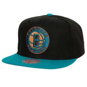 Mitchell & Ness Make Cents Snapback Brooklyn Nets Hat White 737569