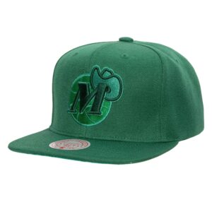 Mitchell & Ness Monochromatic Snapback HWC Dallas Mavericks Hat Grey 741985