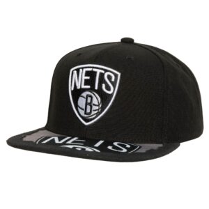 Mitchell & Ness Munch Time Snapback Brooklyn Nets Hat Black 737394