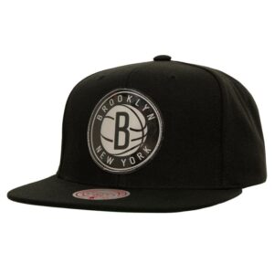 Mitchell & Ness Now You See Me Snapback Brooklyn Nets Hat Grey 737345