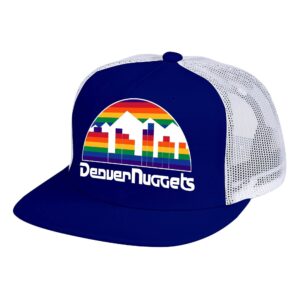 Mitchell & Ness Off The Backboard Trucker Snapback HWC Denver Nuggets Hat White 743531