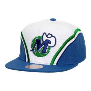 Mitchell & Ness Overhead Snapback HWC Dallas Mavericks Hat Blue/White 741489