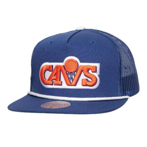 Mitchell & Ness Roper Trucker HWC Cleveland Cavaliers Hat Blue 741460