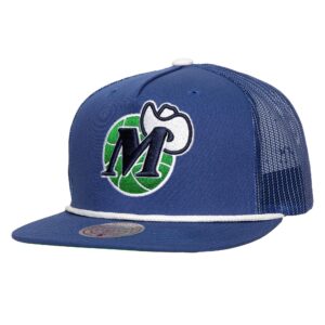 Mitchell & Ness Roper Trucker HWC Dallas Mavericks Hat Black 742033