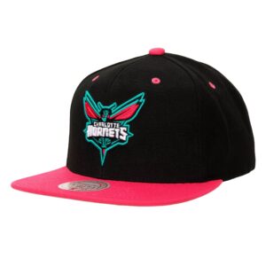 Mitchell & Ness Santa Ana 2-Tone Snapback Charlotte Hornets Hat Violet 738892