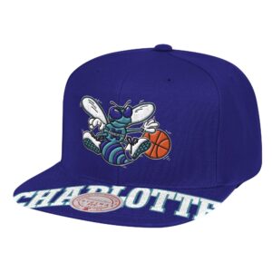 Mitchell & Ness Swingman Pop Snapback HWC Charlotte Hornets Hat Cream 738437