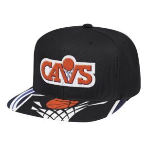 Mitchell & Ness Swingman Pop Snapback HWC Cleveland Cavaliers Hat Black 741287