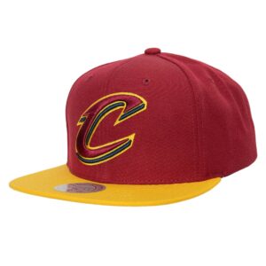 Mitchell & Ness Team 2 Tone 2.0 Snapback Cleveland Cavaliers Hat Red 741266