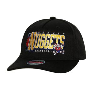 Mitchell & Ness Team Graphic Stretch Snapback Denver Nuggets Hat White 743193