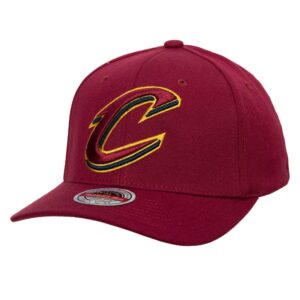 Mitchell & Ness Team Ground 2.0 Stretch Snapback Cleveland Cavaliers Hat Red 741270