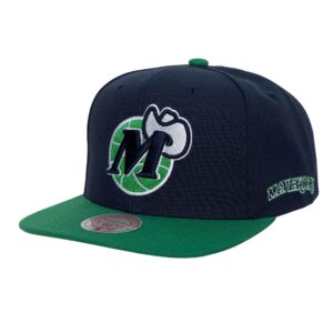 Mitchell & Ness Team Origins Snapback HWC Dallas Mavericks Hat Blue 741552