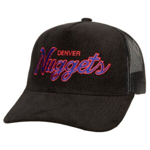 Mitchell & Ness Times Up Trucker HWC Denver Nuggets Hat Green 743514