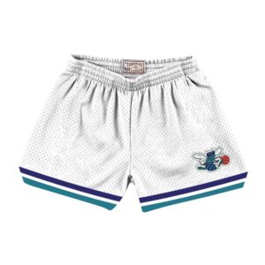 Mitchell & Ness Unisex Jump Shot Charlotte Hornets White Shorts White 740715