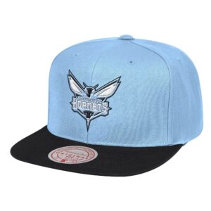 Mitchell & Ness University Away 2 Tone Snapback Charlotte Hornets Hat Blue 739394