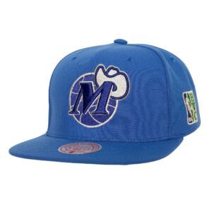 Mitchell & Ness Watch Me Shine Snapback HWC Dallas Mavericks Hat Blue 741635