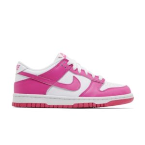 Nike Dunk Low GS Laser Fuchsia Sneakers Black FB9109 102