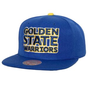 Mitchell & Ness 2013 Draft Snapback HWC Golden State Warriors Hat Blue 744656