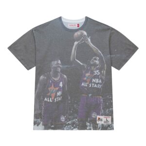 Mitchell & Ness Above The Rim Sublimated SS Detroit Pistons 1995 T-Shirt Grey 743869