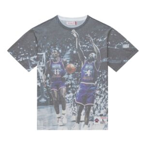 Mitchell & Ness Above The Rim Sublimated SS Detroit Pistons T-Shirt Yellow 743854