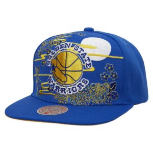 Mitchell & Ness Asian Heritage Snapback HWC Golden State Warriors Hat Blue 744813