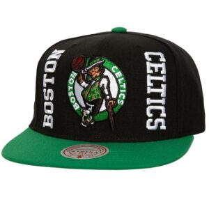 Mitchell & Ness Banners Up Snapback Boston Celtics Hat Black 746445