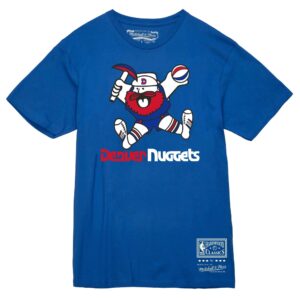 Mitchell & Ness Basic Logo 2 Tee Denver Nuggets T-Shirt Blue 744224