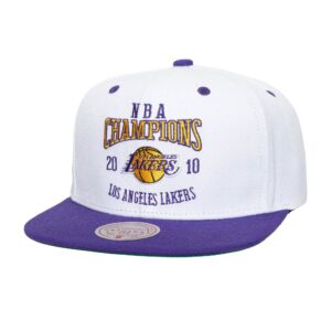 Mitchell & Ness Champ Series Snapback Los Angeles Lakers Hat White 749722