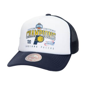 Mitchell & Ness Champions Trucker Indiana Pacers Hat White 748506