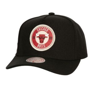 Mitchell & Ness Circle Change Pro Snapback Chicago Bulls Hat Black 746362