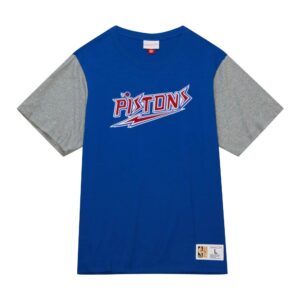 Mitchell & Ness Color Blocked SS Detroit Pistons T-Shirt Green 743968