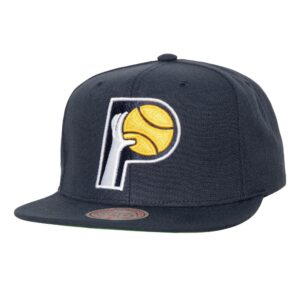 Mitchell & Ness Conference Patch Snapback HWC Indiana Pacers Hat Blue 748520