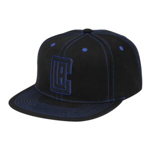 Mitchell & Ness Contrast Stitch Snapback Los Angeles Clippers Hat Violet 748603