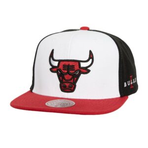 Mitchell & Ness Core I Snapback Chicago Bulls Hat Black/White 746317