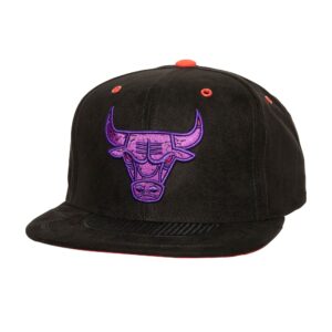 Mitchell & Ness Day 4 Snapback Chicago Bulls Puple Hat Black 746371