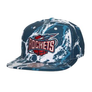 Mitchell & Ness Down For All Snapback HWC Houston Rockets Hat Blue 747256