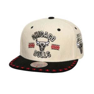 Mitchell & Ness Dune Royal Snapback Chicago Bulls Hat White 746277