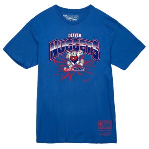 Mitchell & Ness Earthquake Tee Denver Nuggets T-Shirt Blue 744187