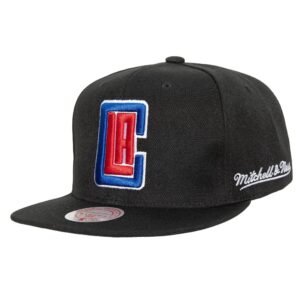 Mitchell & Ness English Dropback Snapback Los Angeles Clippers Hat Black 748560