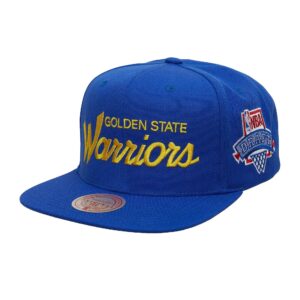 Mitchell & Ness Just Don Draft Snapback HWC Golden State Warriors Hat Blue 744642