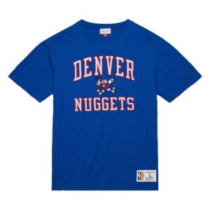 Mitchell & Ness Legendary Slub SS Vintage Logo Denver Nuggets T-Shirt Blue 744445