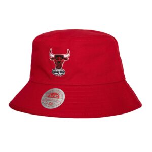 Panama Mitchell & Ness Lifestyle Reversible HWC Chicago Bulls Bucket Hat Red/Gray 745258