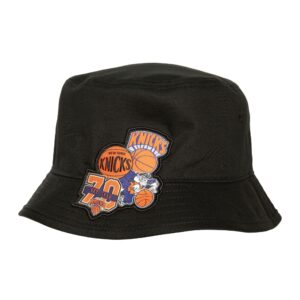 Panama Mitchell & Ness Logolap HWC New York Knicks Bucket Hat Black 745863