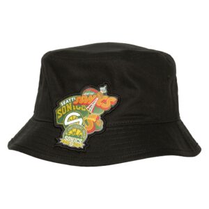 Panama Mitchell & Ness Logolap HWC Seattle Supersonics Bucket Hat Black 745857