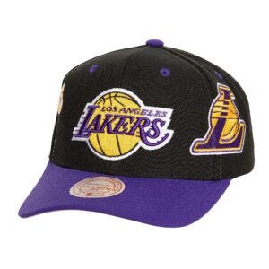 Mitchell & Ness Overbite Pro Snapback Los Angeles Lakers Hat Blue 749706